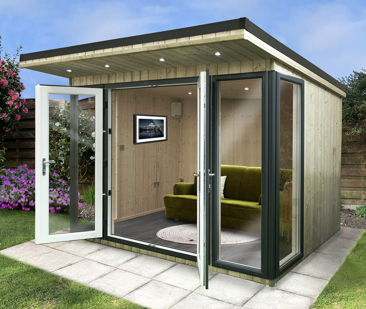 Contemporary garden office
