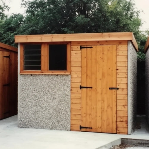 Beeston Concrete Store Shed - Pent Style