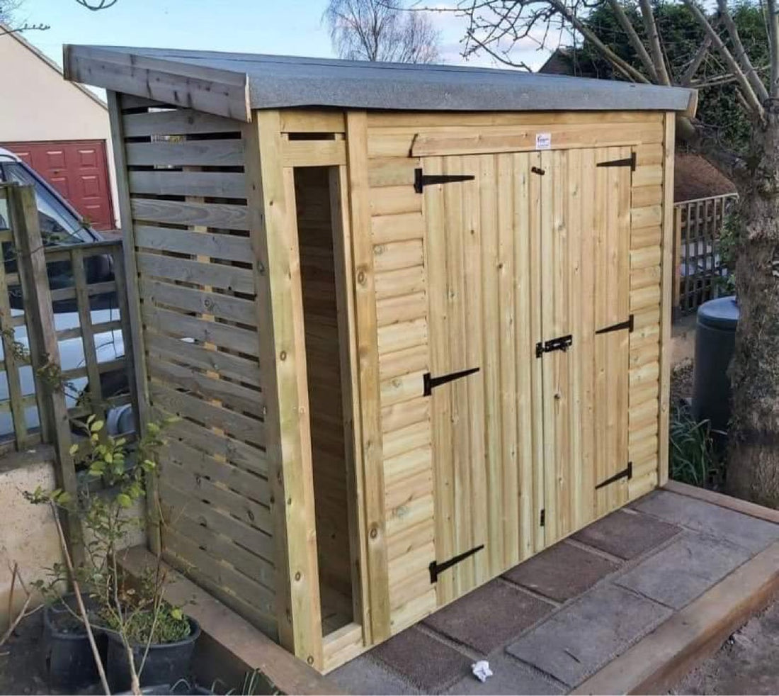 Suresheds Birkdale Tool & Log Store – exterior view