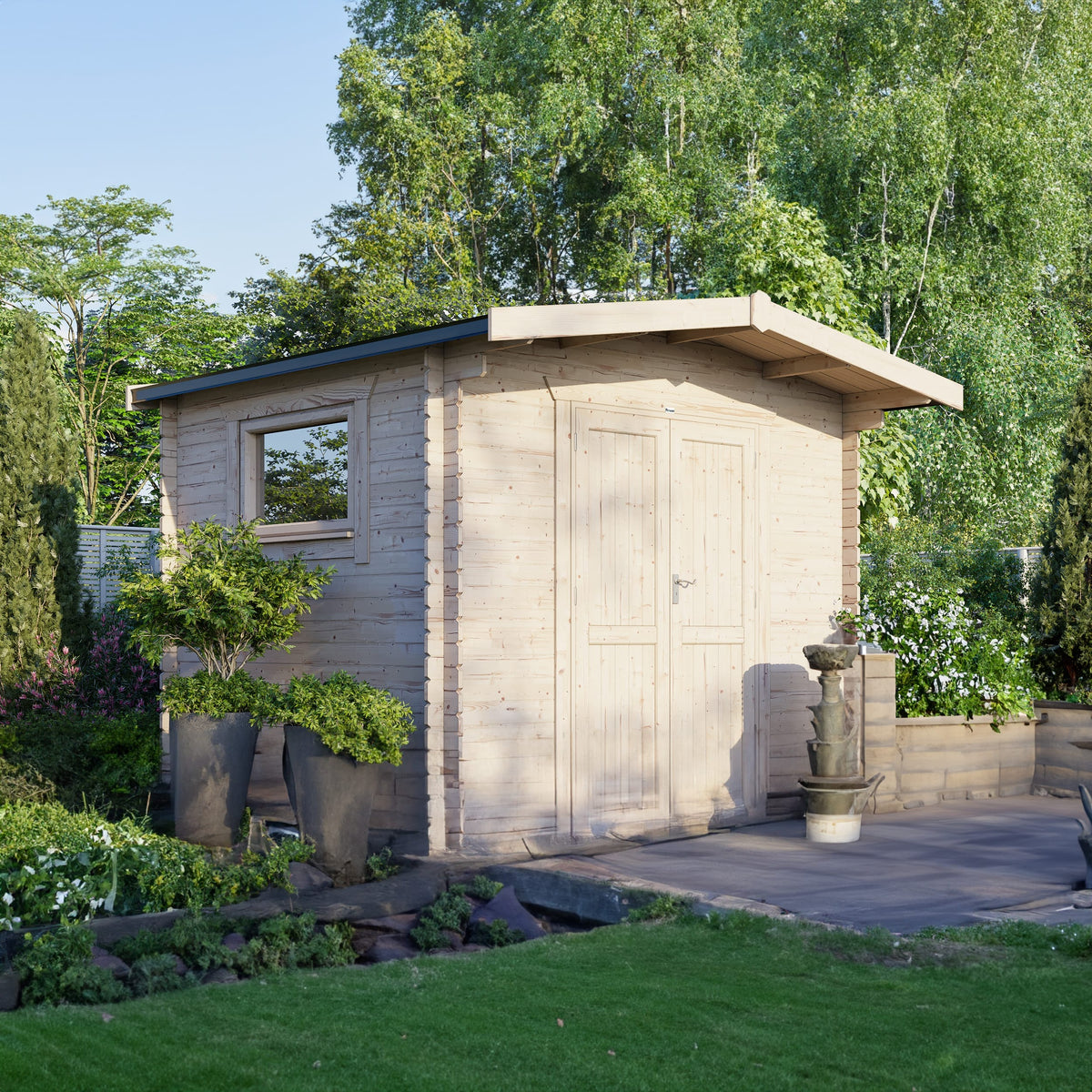Power Chalet Workshop Log Cabin - 28mm 10x12 Centre