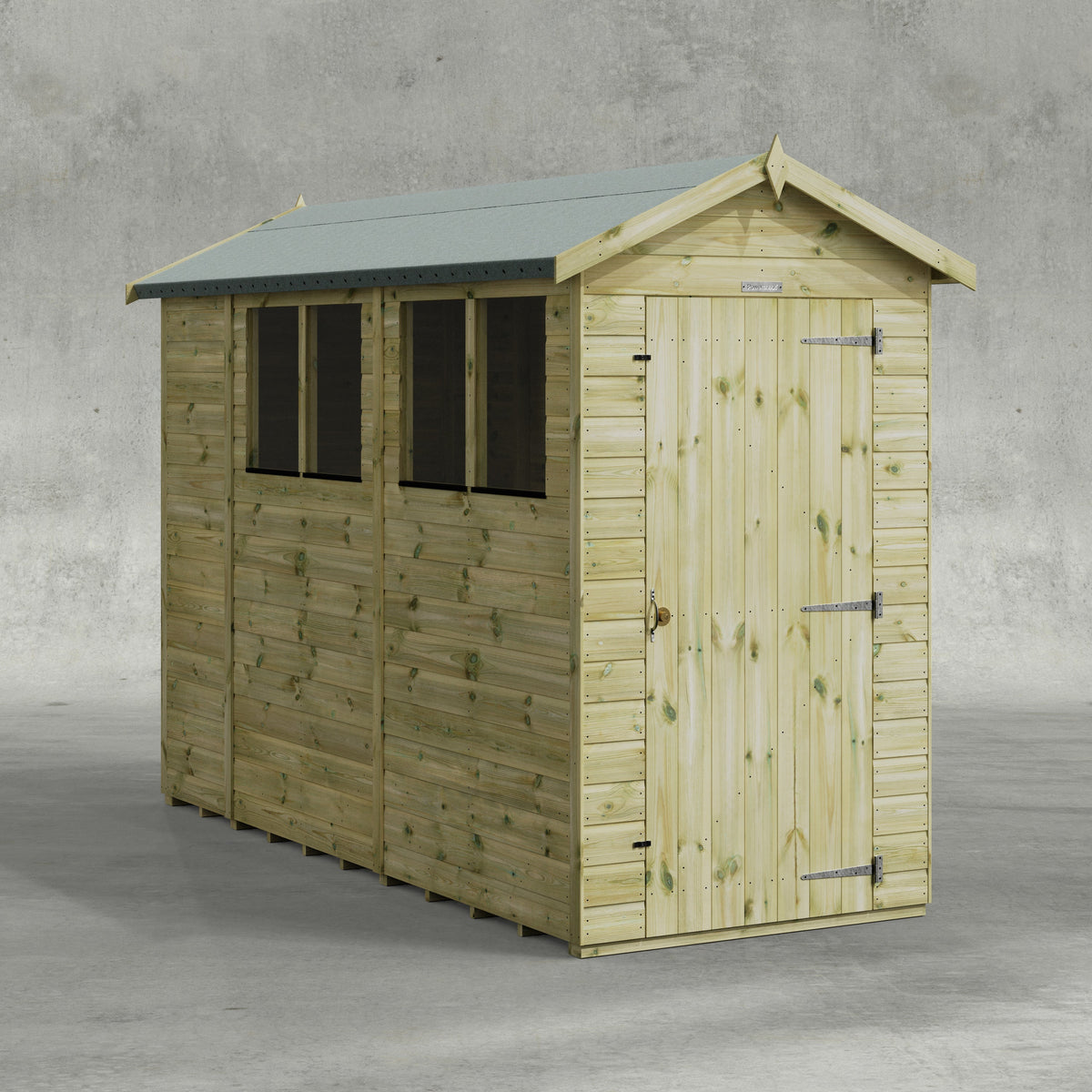 Power Premium Apex Shed 10x4