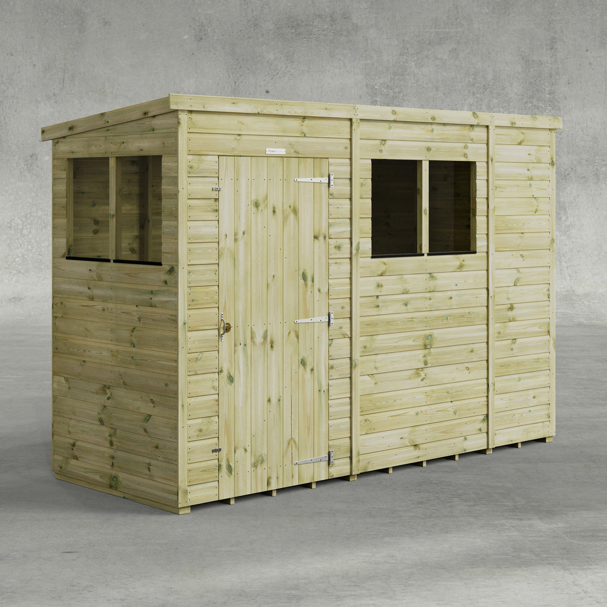Power Premium Pent Shed 10x4