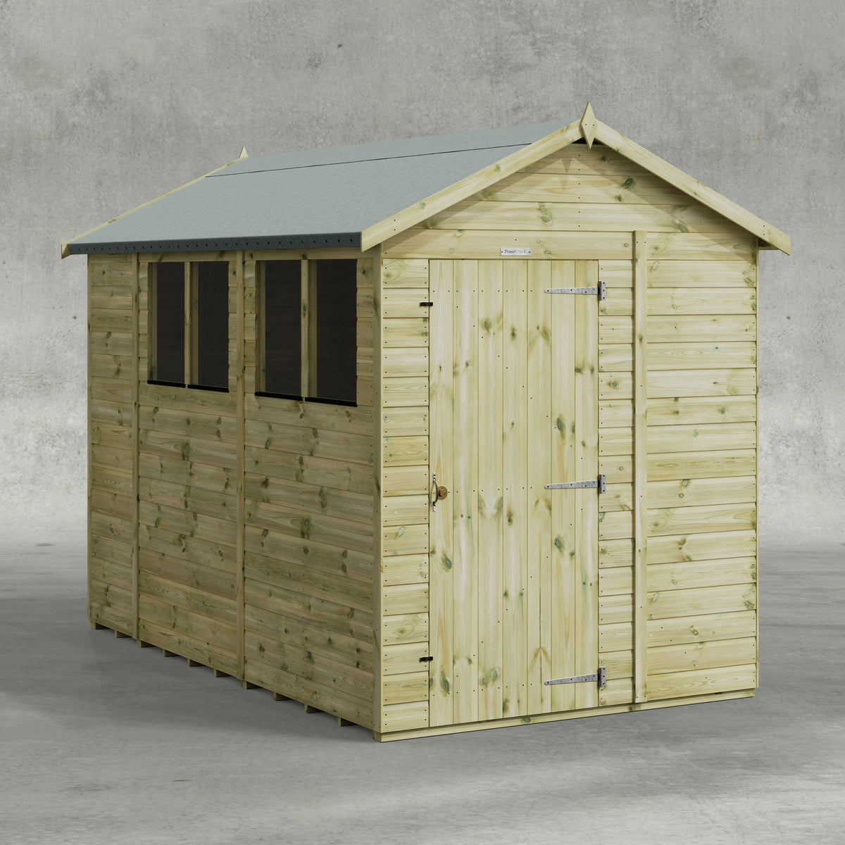 Power Premium Apex Shed 10x6