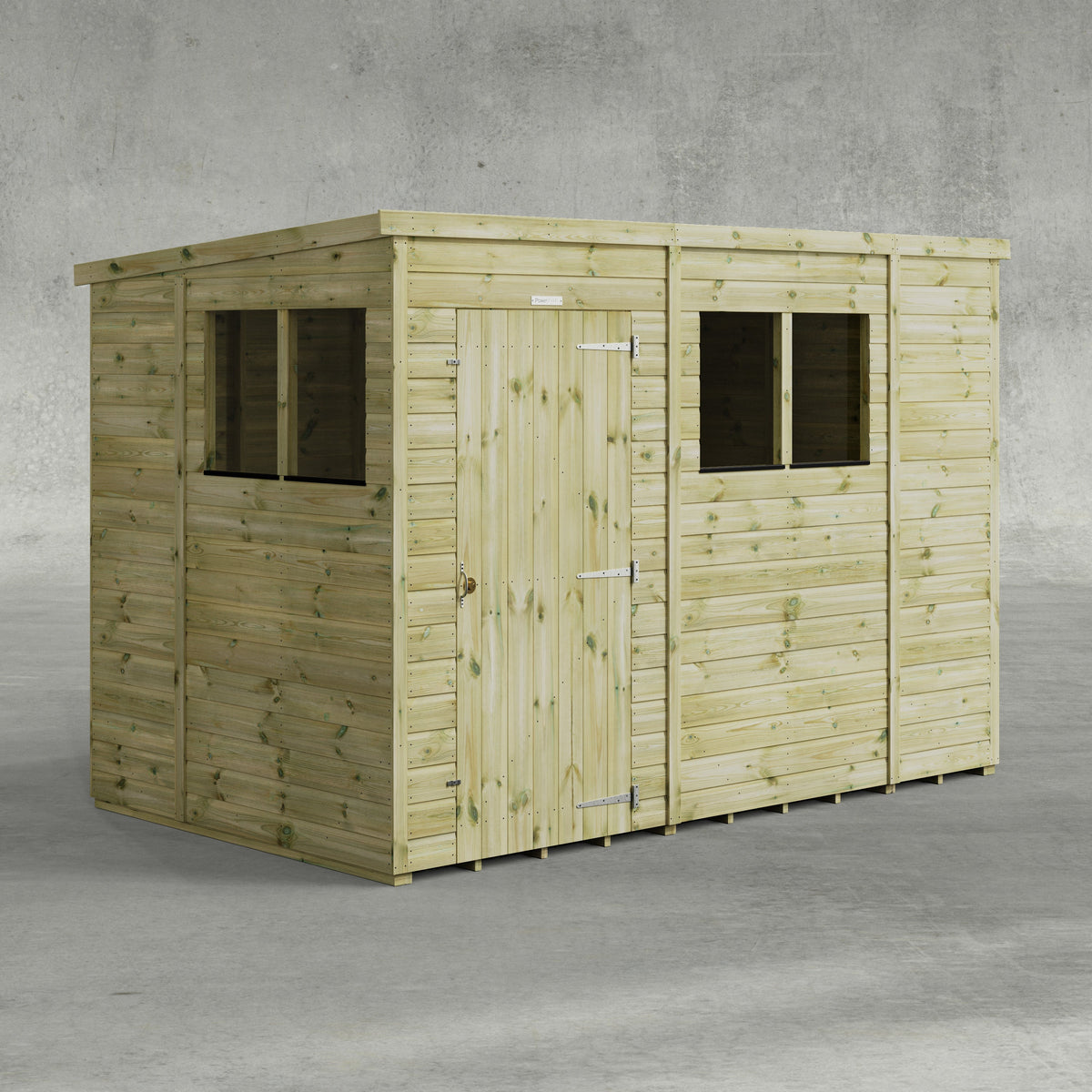 Power Premium Pent Shed 10x6
