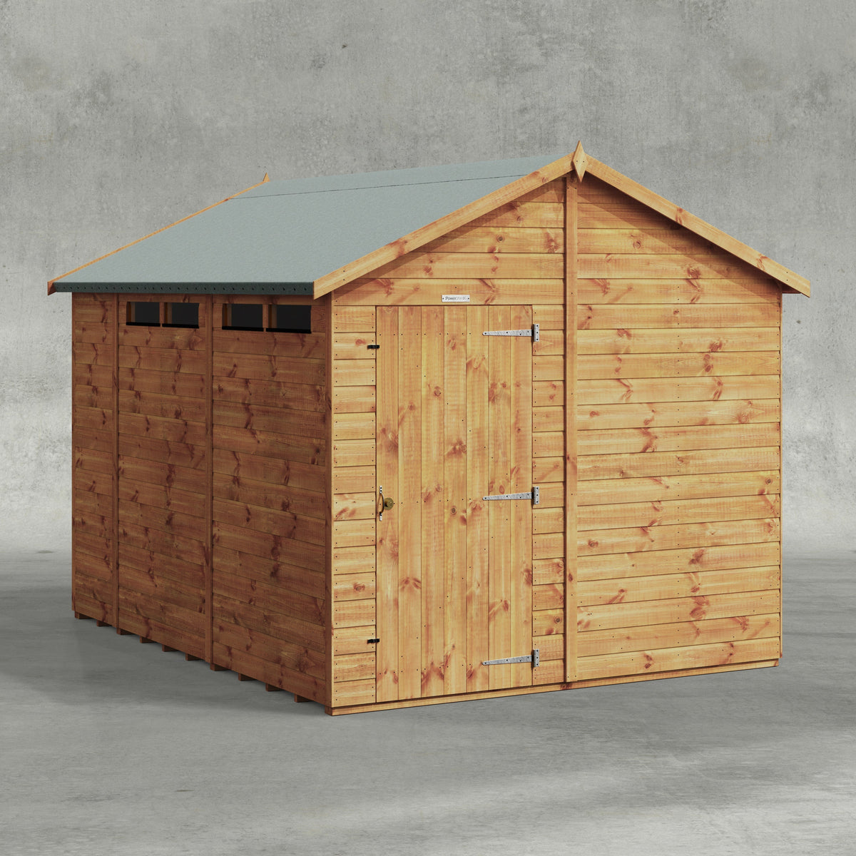 Power Apex Security Shed 10x8