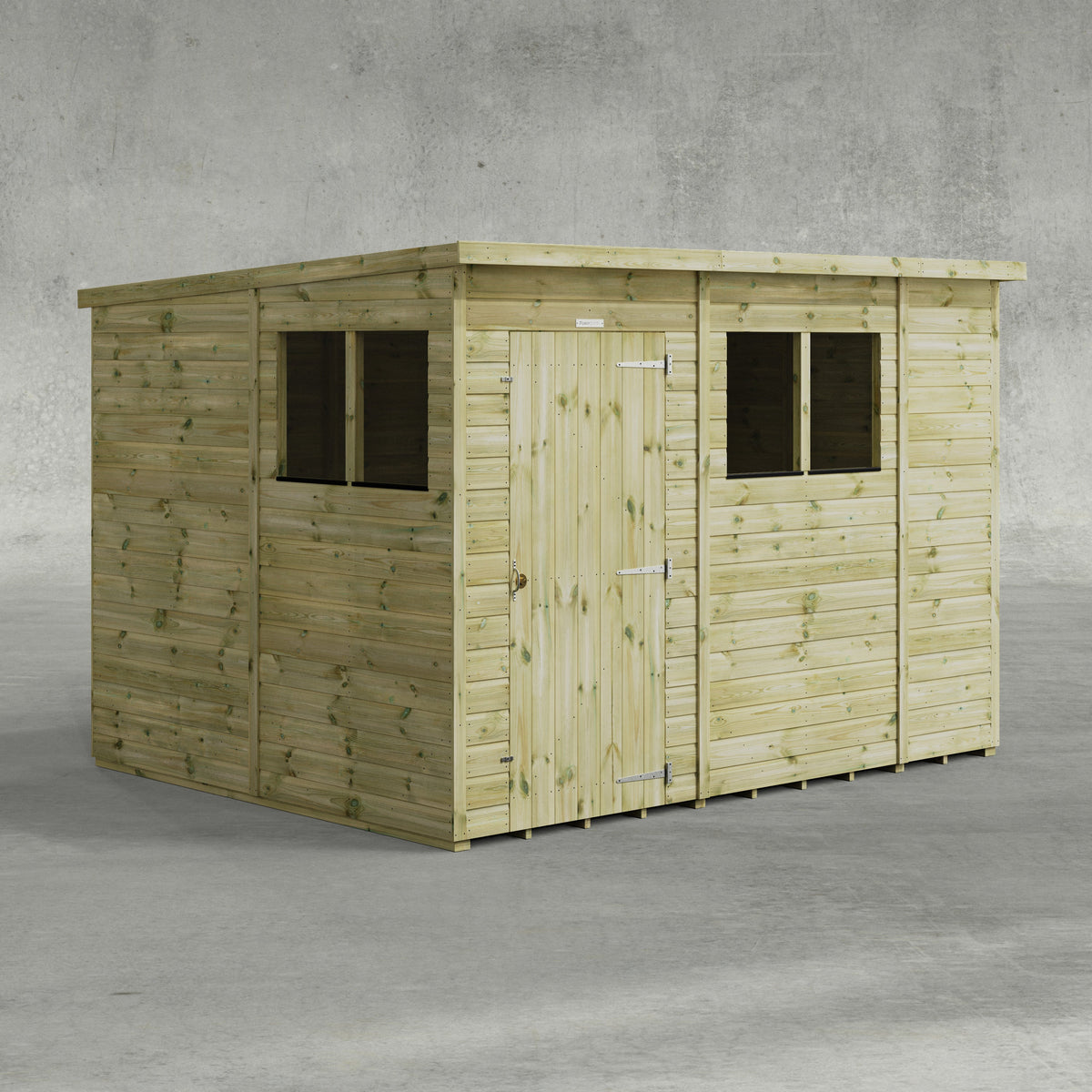 Power Premium Pent Shed 10x8