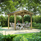Power Apex Gazebo – 10x10 lifestyle view