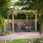 Power Pergola – 10x10 lifestyle view