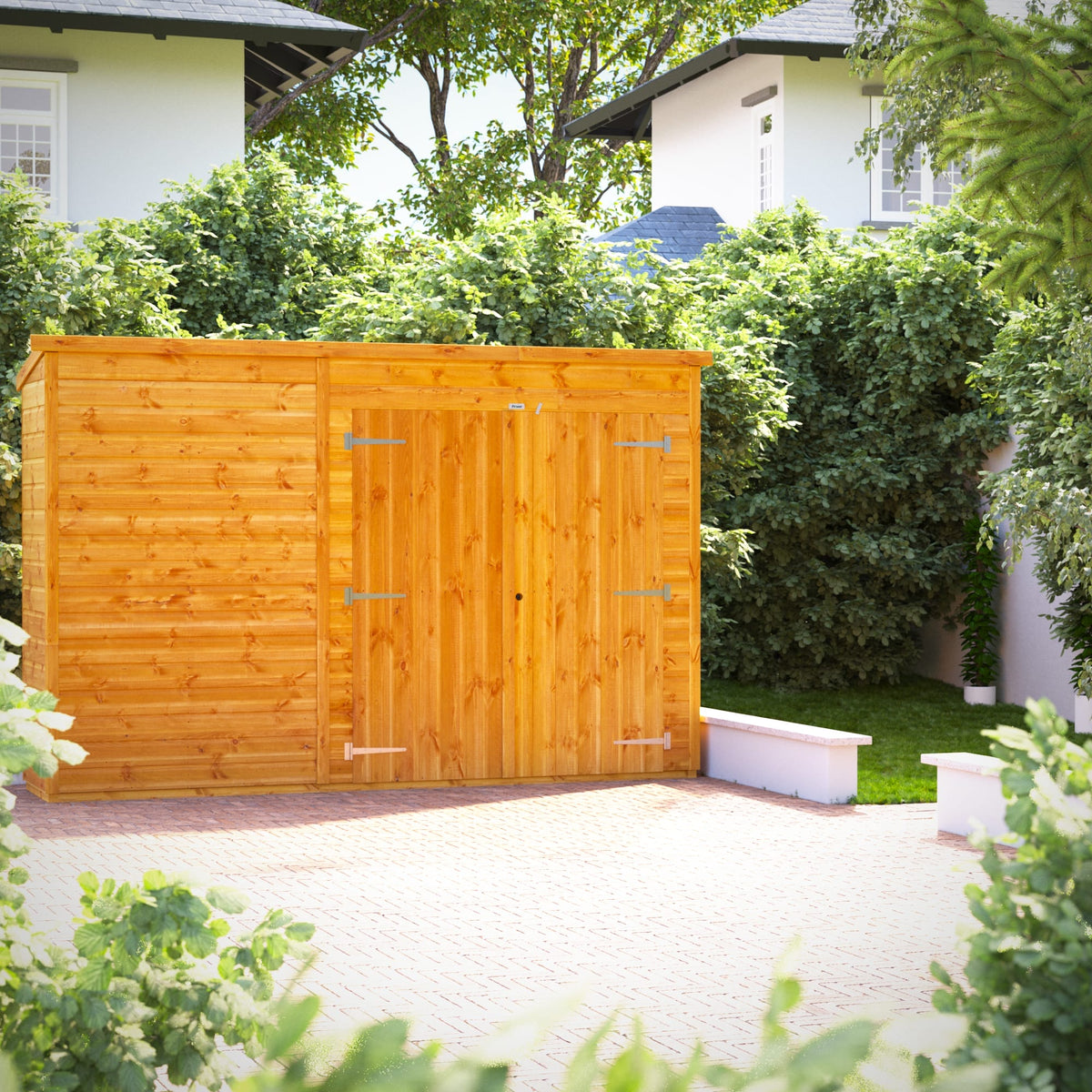 Power Pent Storage Shed 10x2