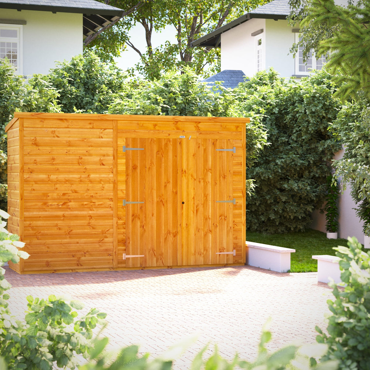 Power Pent Storage Shed 10x3