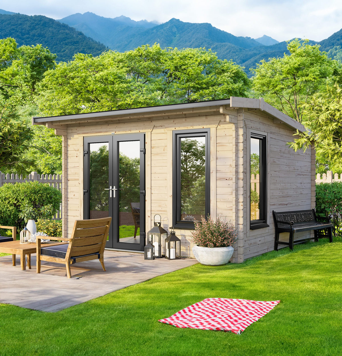 Power Apex Log Cabin - 44mm 12x10 / Left