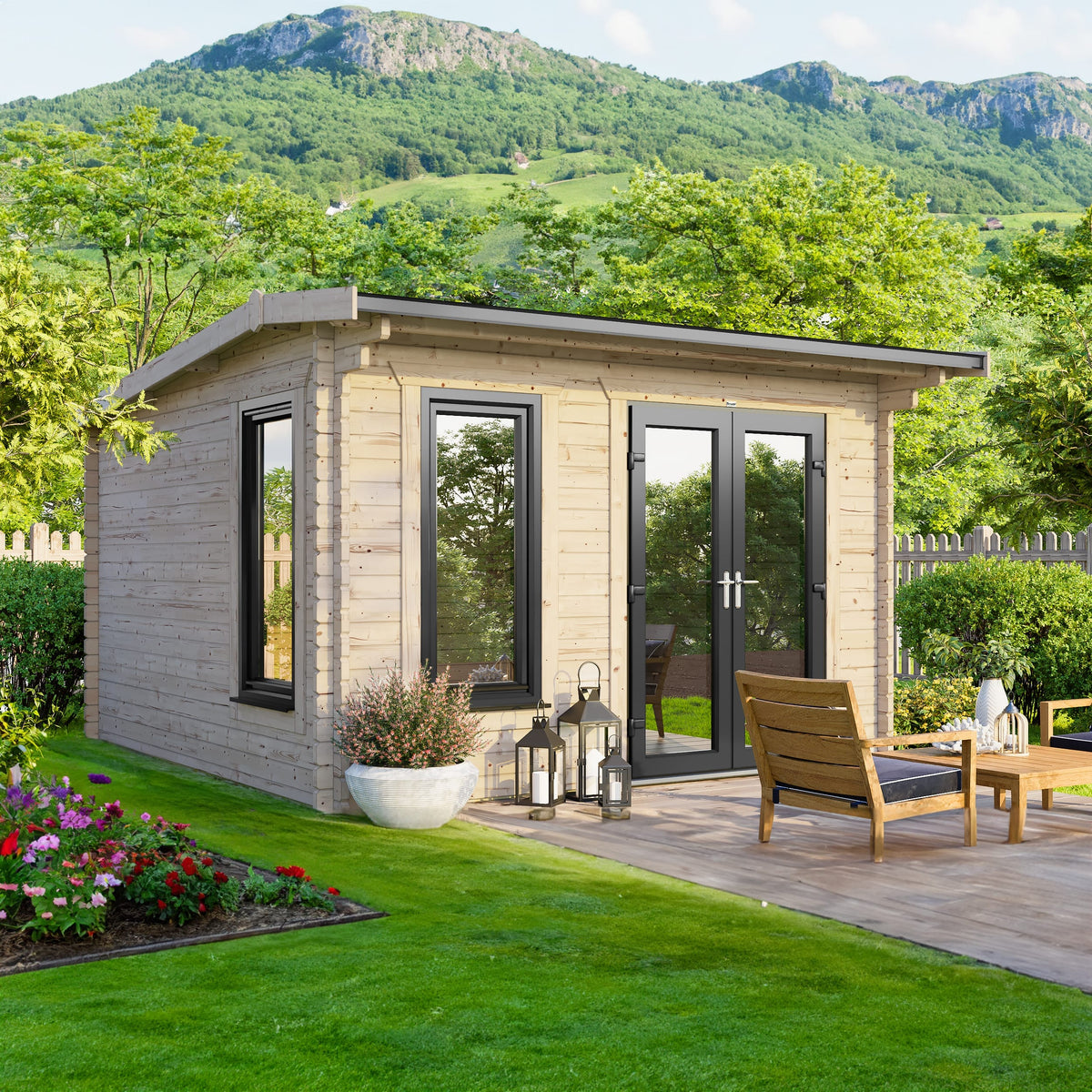 Power Apex Log Cabin - 44mm 12x10 / Right
