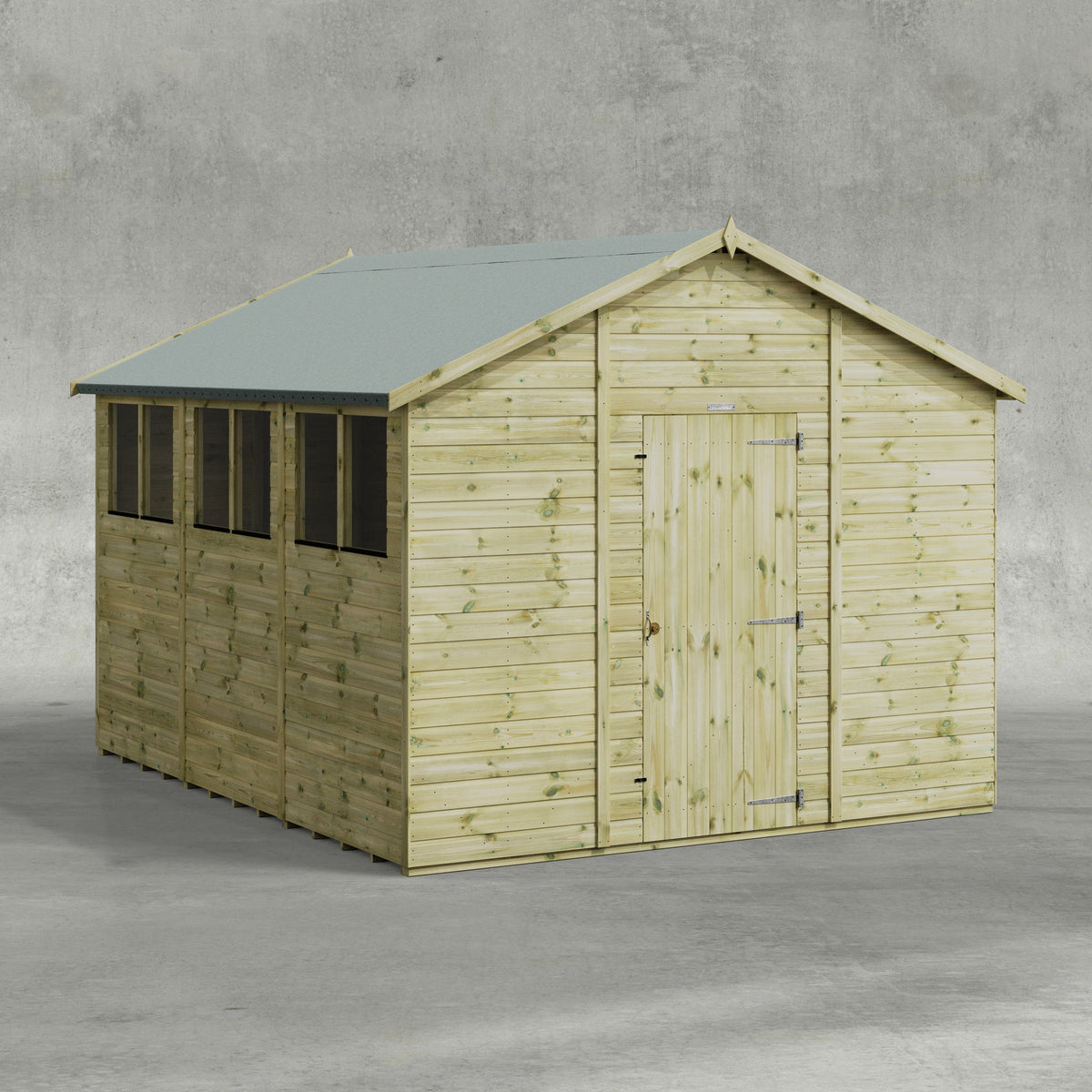 Power Premium Apex Shed 12x10