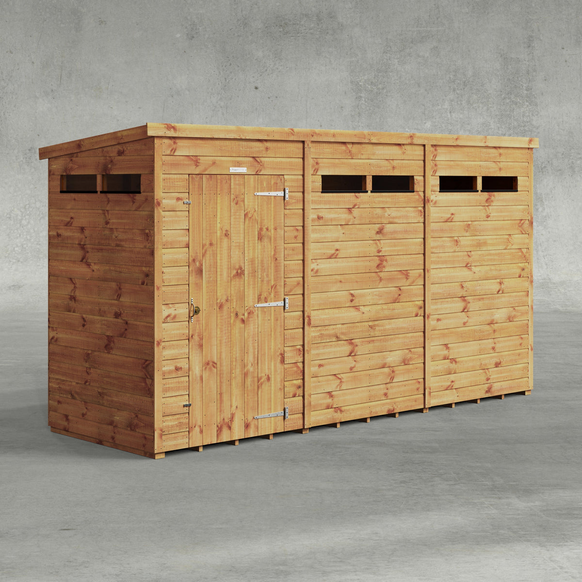 Power Pent Security Shed 12x4