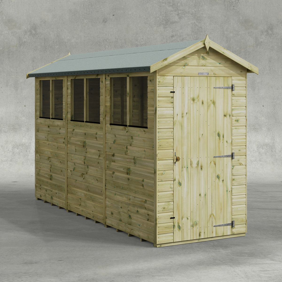 Power Premium Apex Shed 12x4