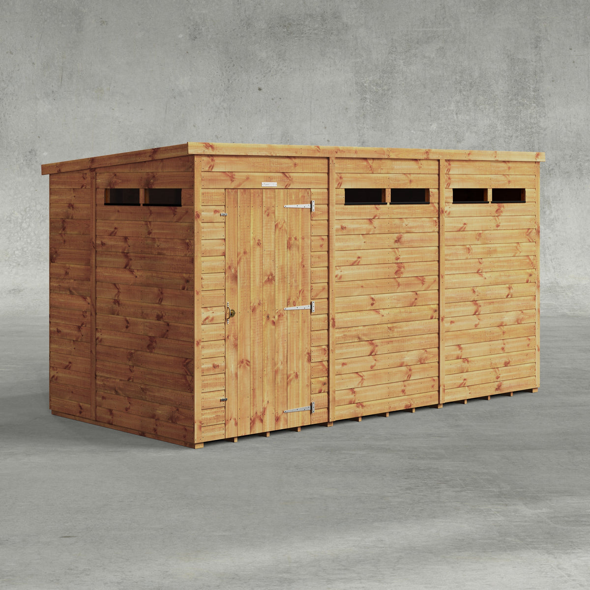 Power Pent Security Shed 12x6