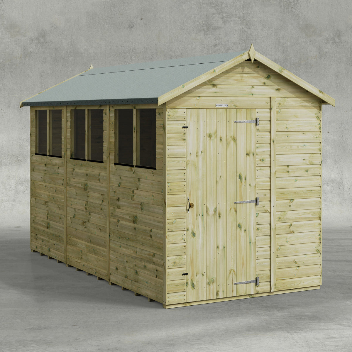Power Premium Apex Shed 12x6