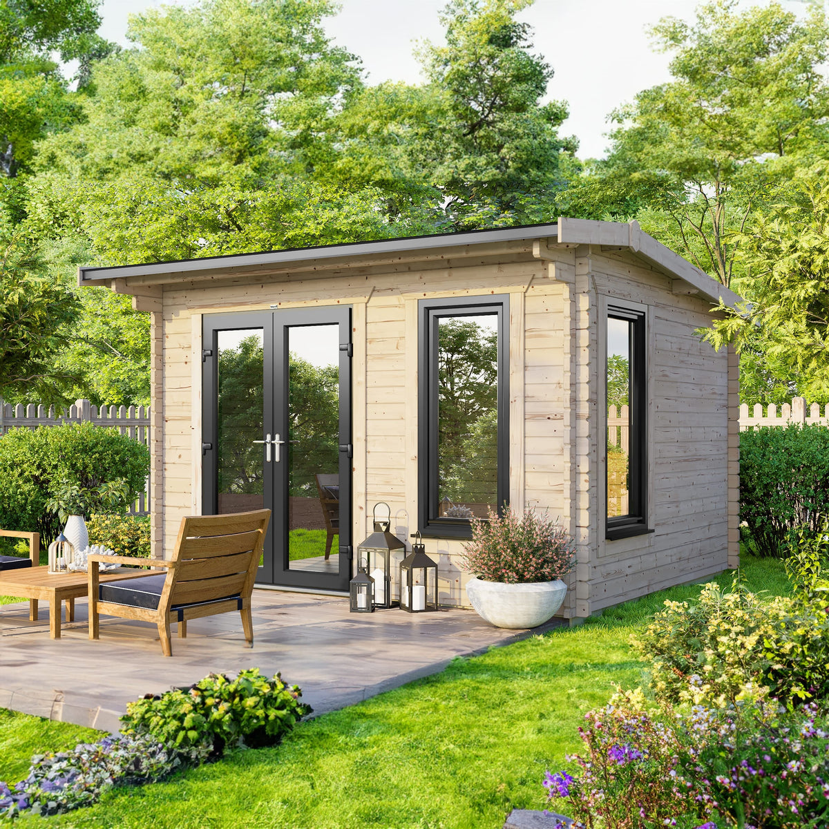 Power Apex Log Cabin - 44mm 12x8 / Left