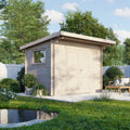 Power Sheds – Power Pent Workshop Log Cabin - 28mm