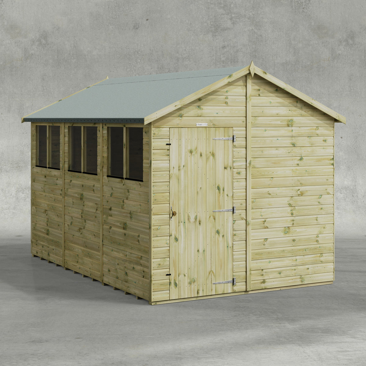 Power Premium Apex Shed 12x8