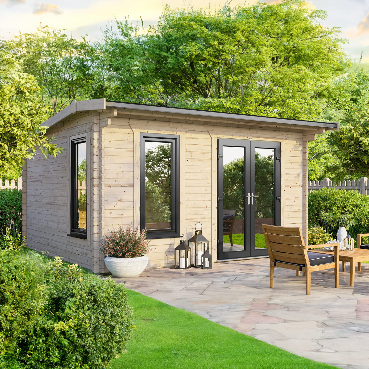 Power Apex Log Cabin - 44mm 14x10 / Right