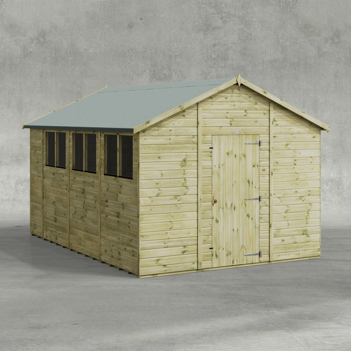 Power Premium Apex Shed 14x10