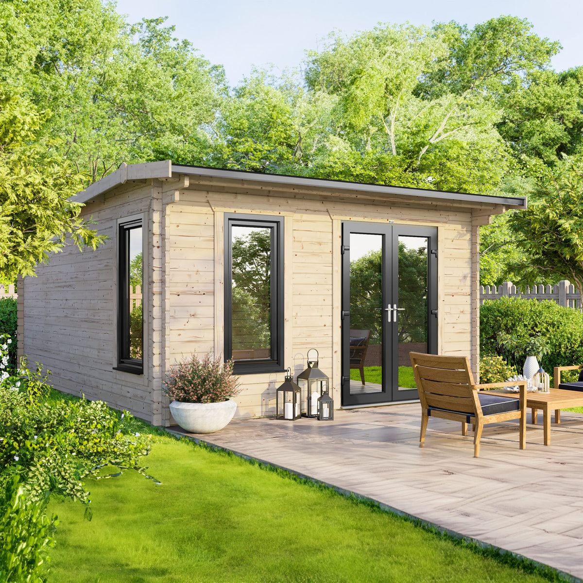 Power Apex Log Cabin - 44mm 14x14 / Right