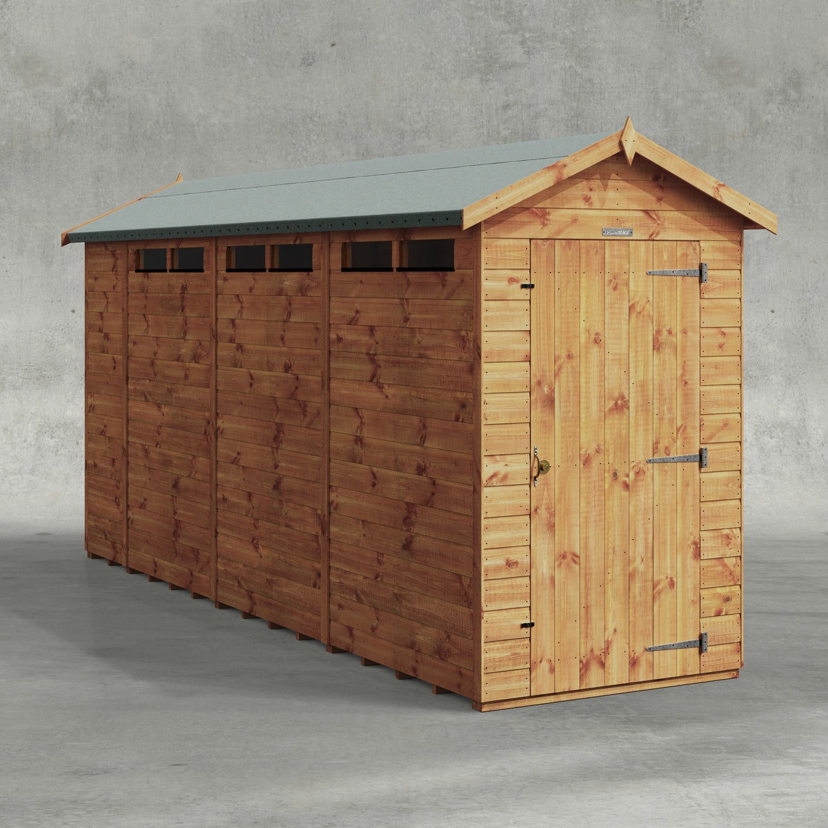 Power Apex Security Shed 14x4