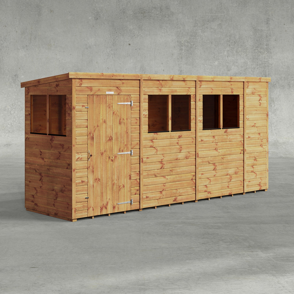 Power Pent Shed 14x4