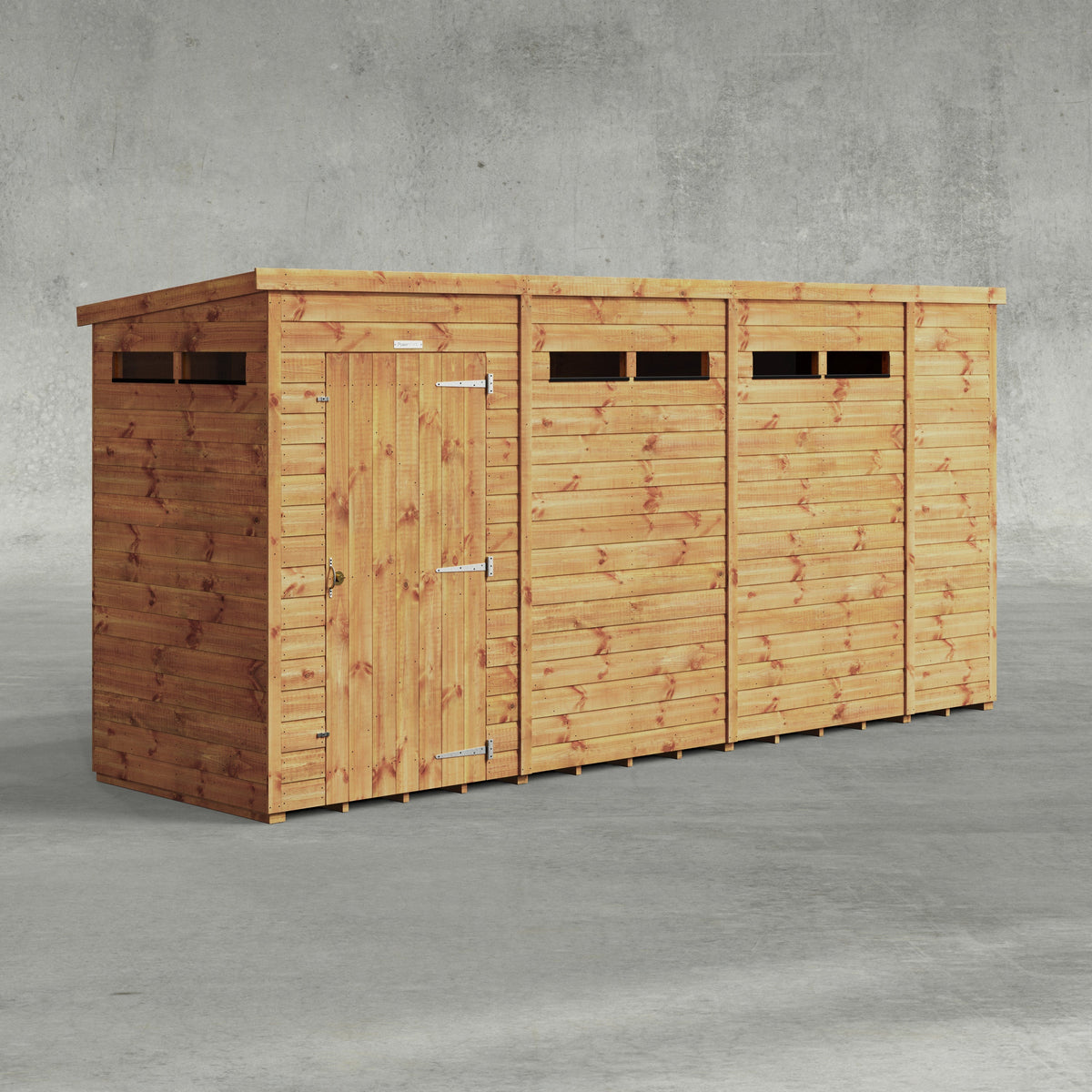 Power Pent Security Shed 14x4