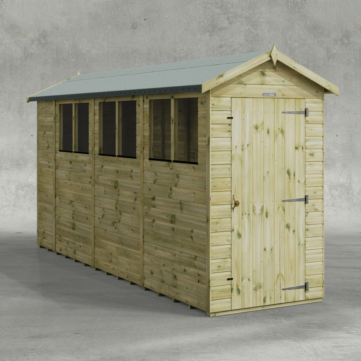 Power Premium Apex Shed 14x4