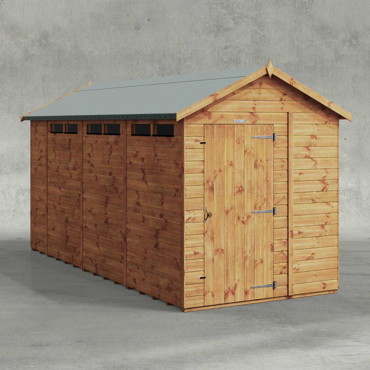 Power Apex Security Shed 14x6