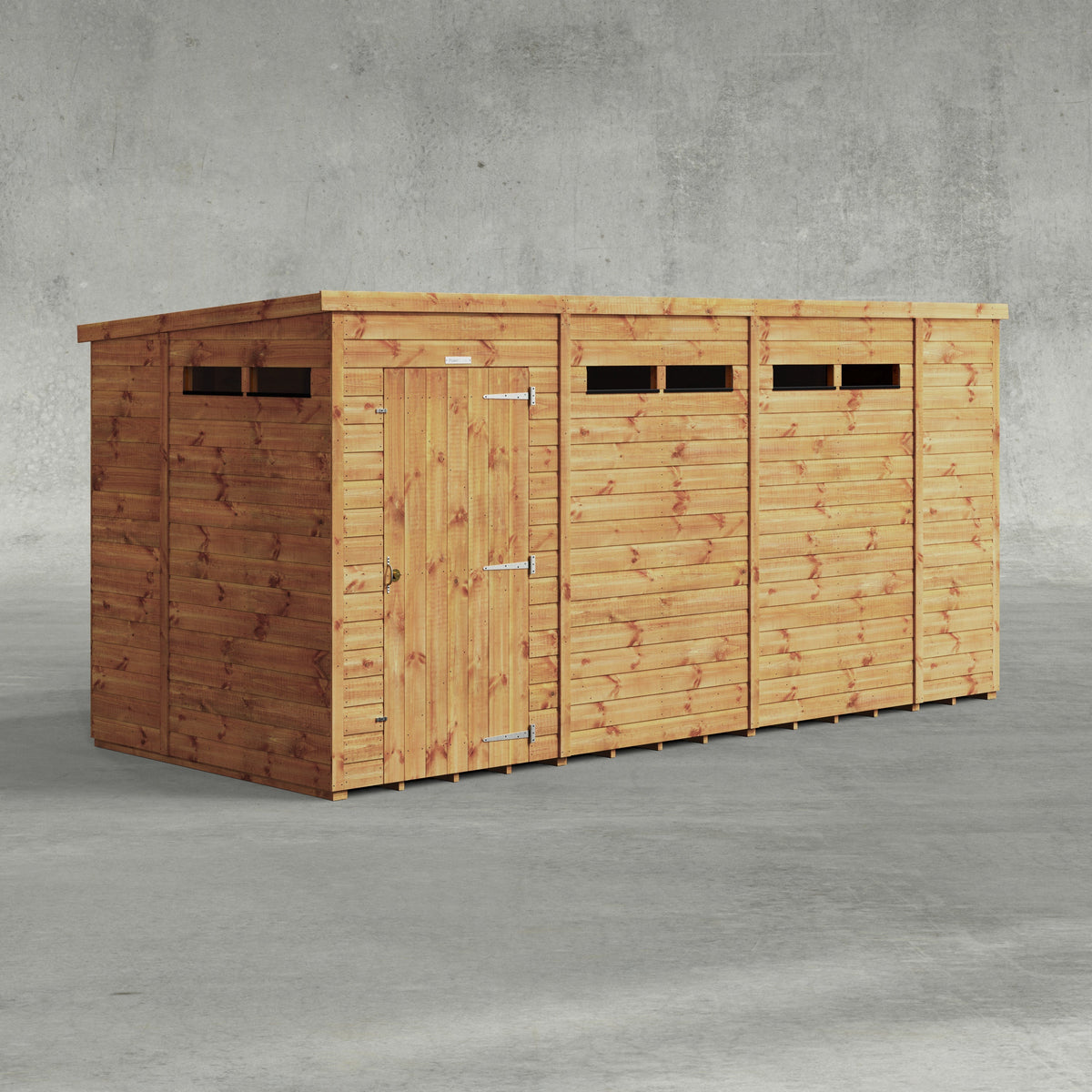 Power Pent Security Shed 14x6