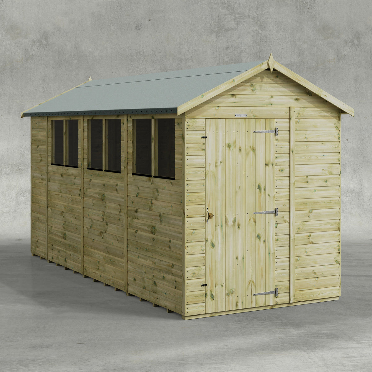 Power Premium Apex Shed 14x6