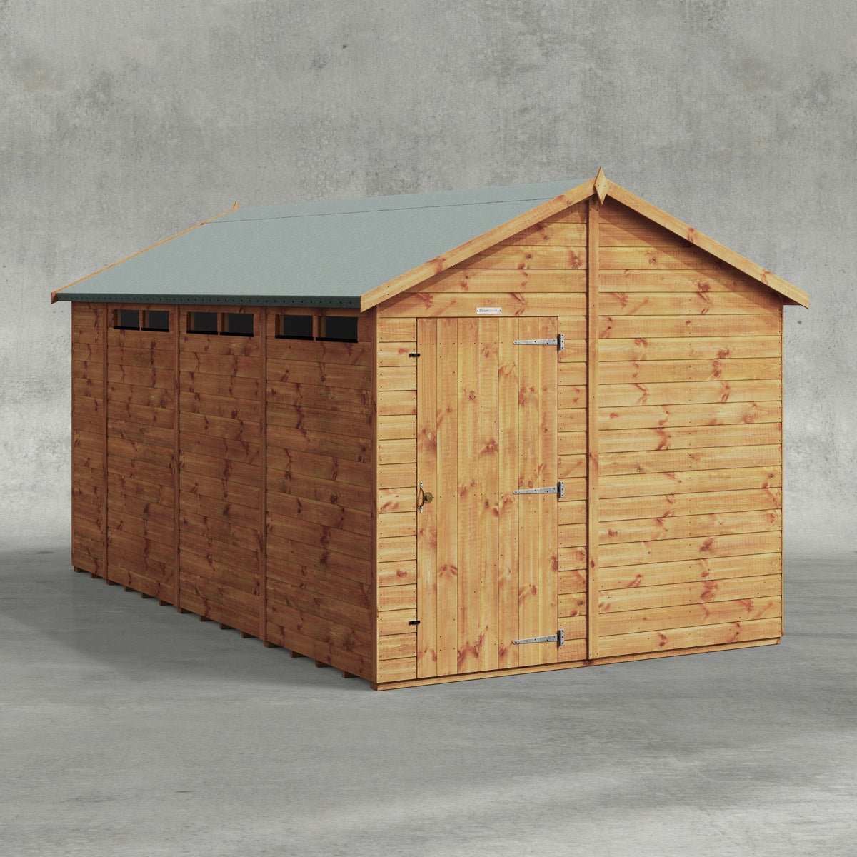Power Apex Security Shed 14x8