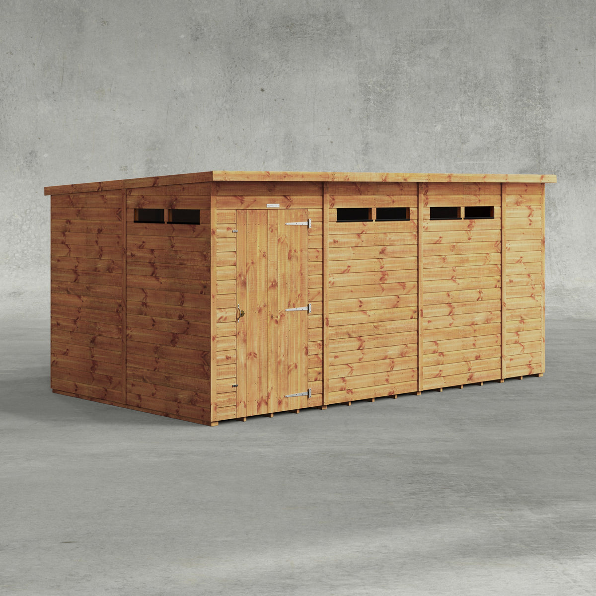 Power Pent Security Shed 14x8