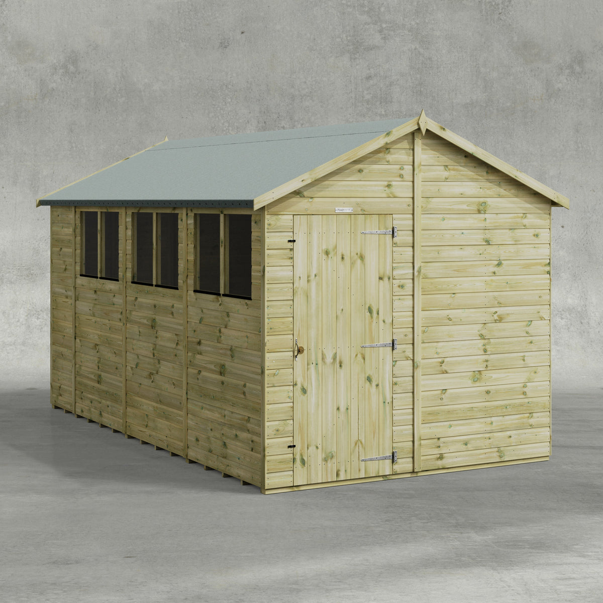 Power Premium Apex Shed 14x8
