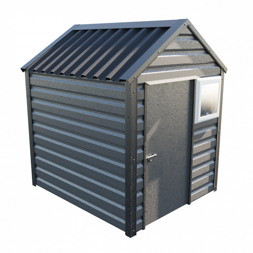 Lifelong Apex Shed - 6ft Wide 6x7 / Anthracite