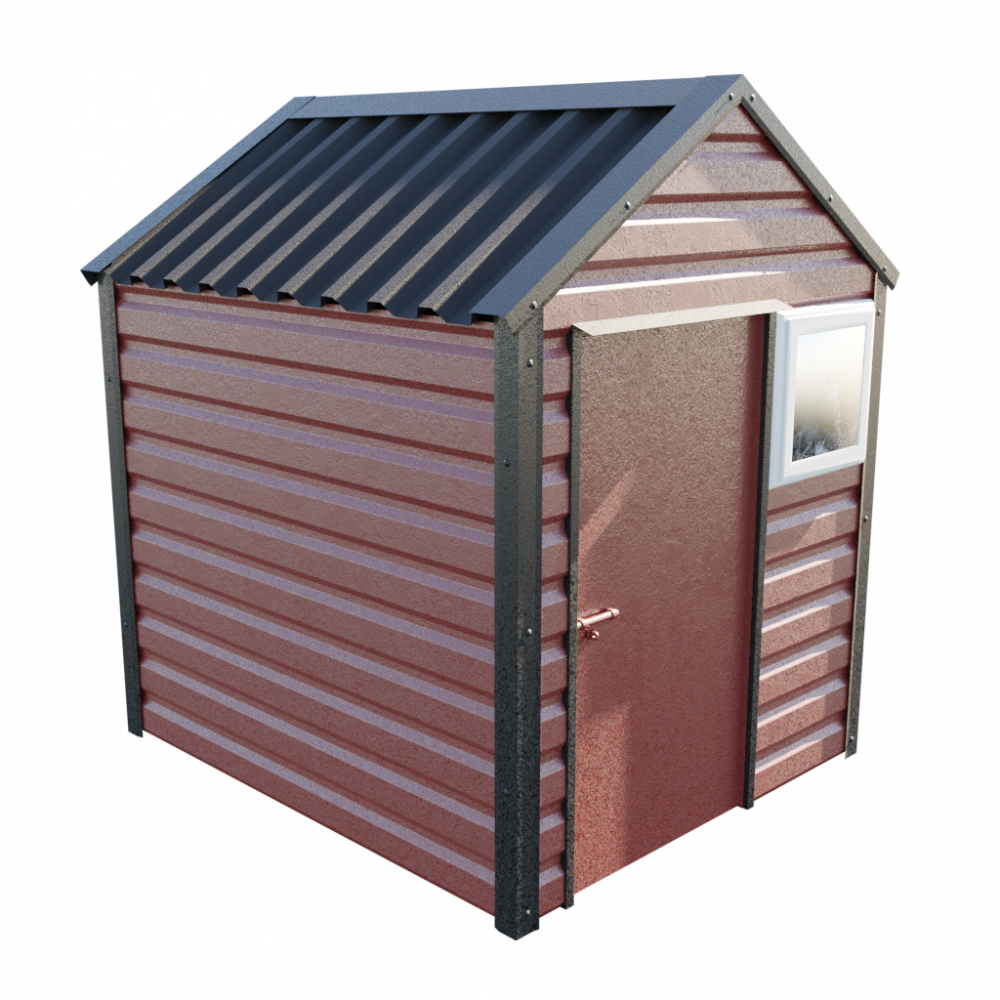 Lifelong Apex Shed - 6ft Wide 6x7 / Terracotta