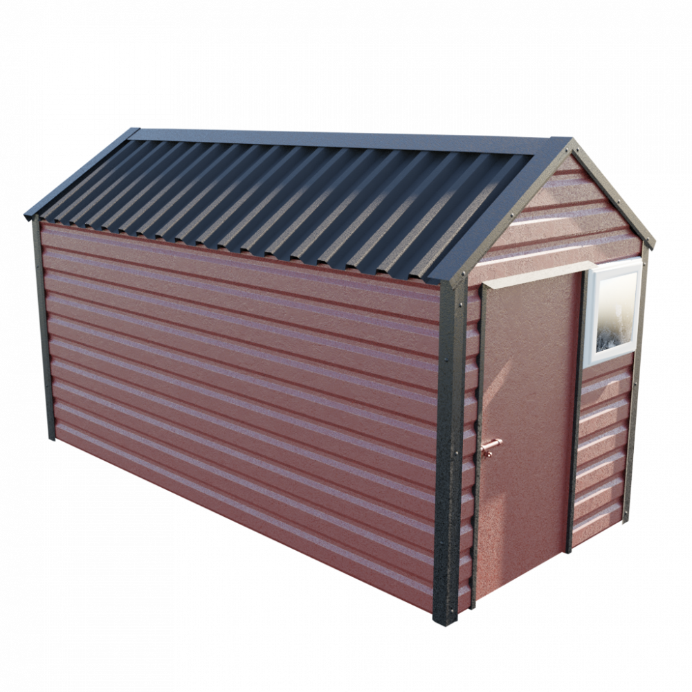 Lifelong Apex Shed - 6ft Wide 6x13 / Terracotta