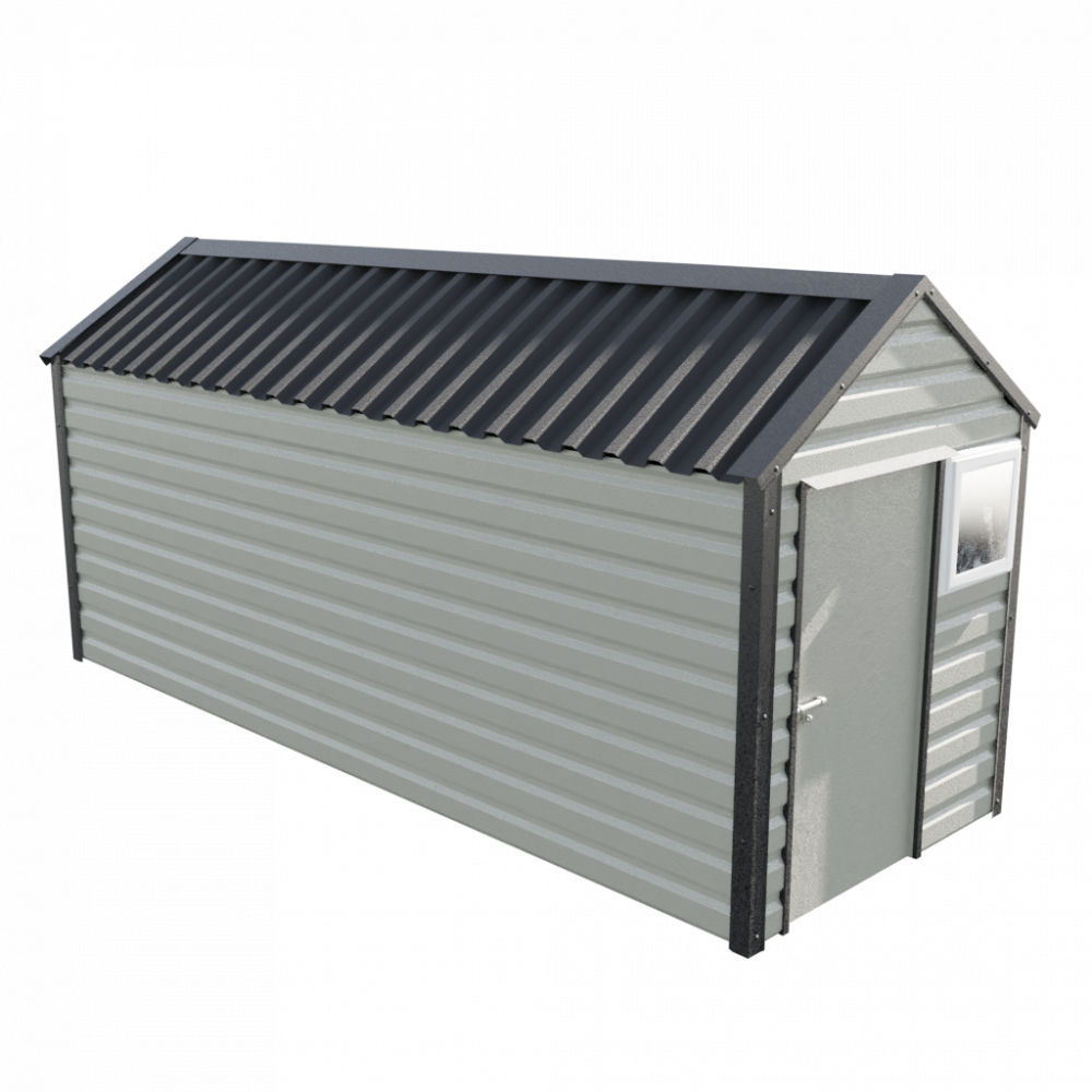 Lifelong Apex Shed - 6ft Wide 6x16 / Goosewing Grey