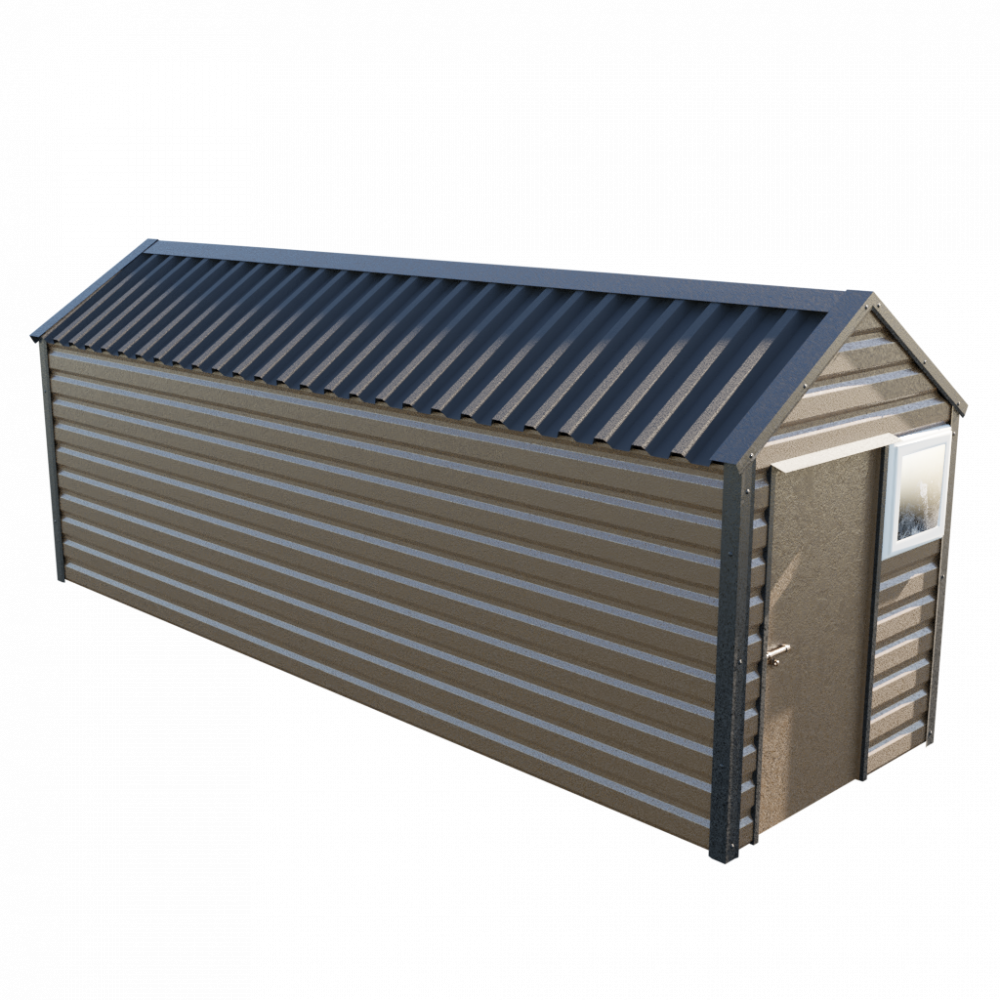 Lifelong Apex Shed - 6ft Wide 6x20 / Vandyke Brown