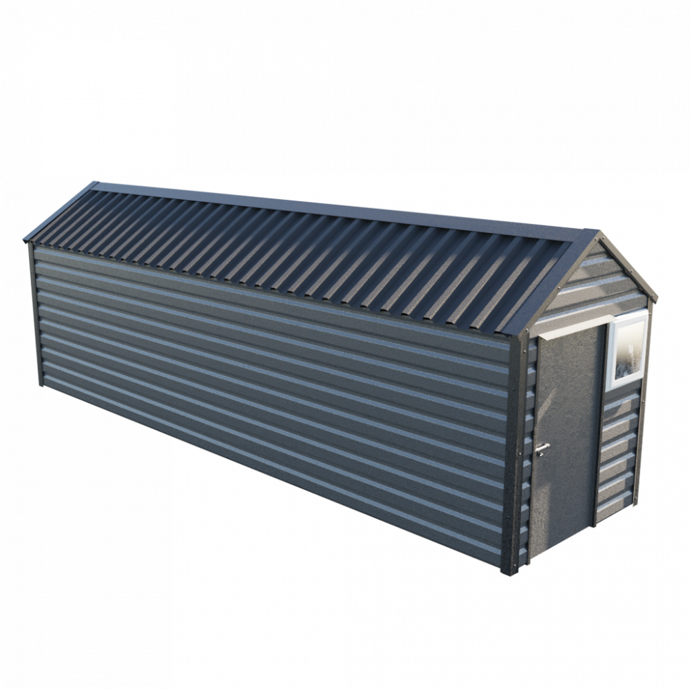Lifelong Apex Shed - 6ft Wide 6x23 / Anthracite