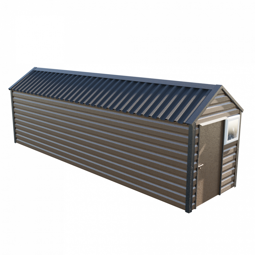 Lifelong Apex Shed - 6ft Wide 6x23 / Vandyke Brown