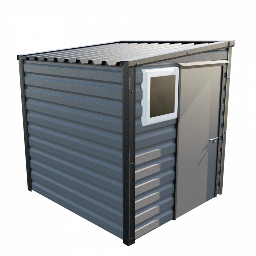 Lifelong Pent Shed - 6ft Wide 6x7 / Anthracite