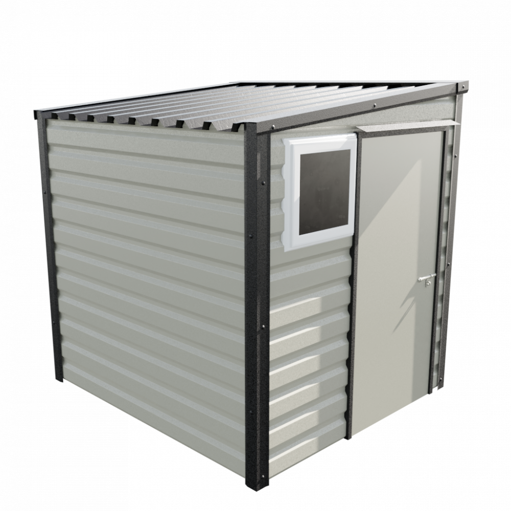 Lifelong Pent Shed - 6ft Wide 6x7 / Goosewing Grey