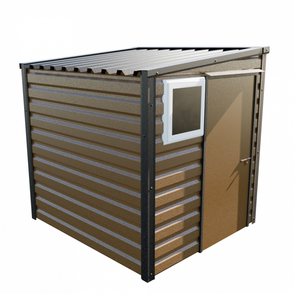 Lifelong Pent Shed - 6ft Wide 6x7 / Vandyke Brown