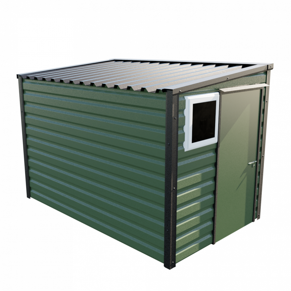 Lifelong Pent Shed - 6ft Wide 6x10 / Olive Green