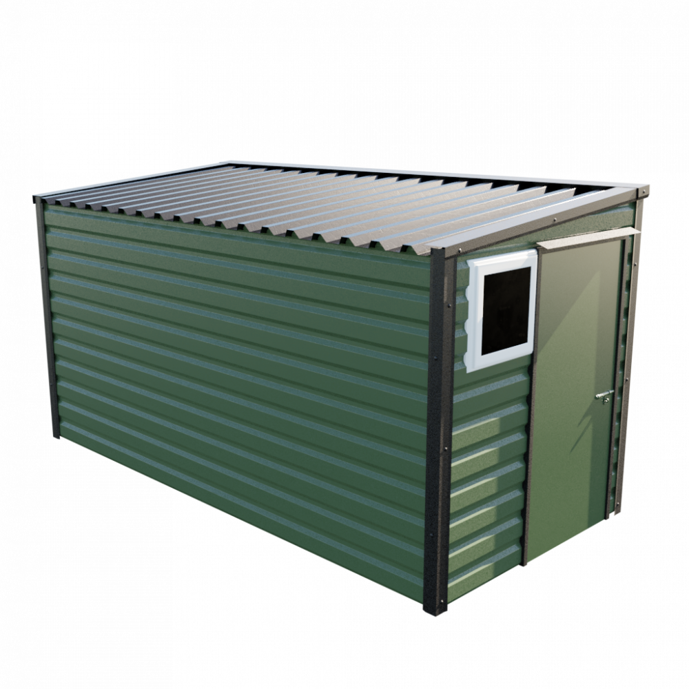 Lifelong Pent Shed - 6ft Wide 6x13 / Olive Green