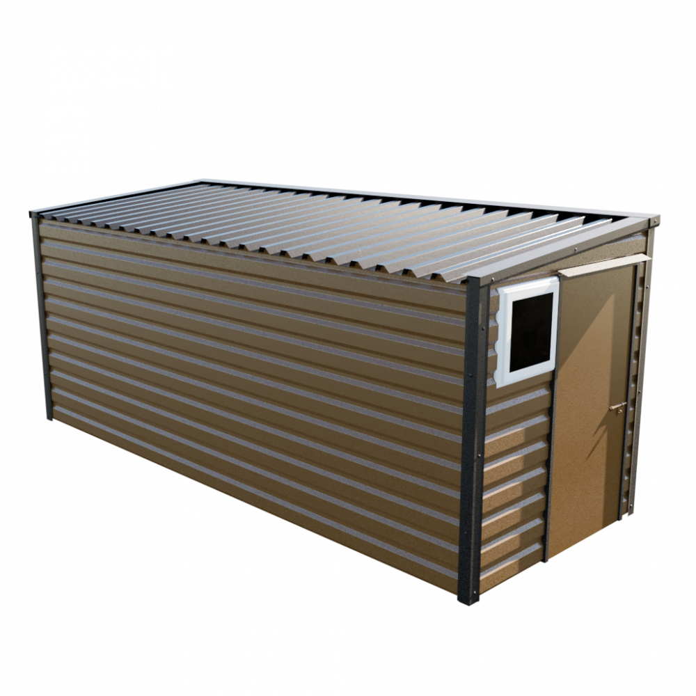 Lifelong Pent Shed - 6ft Wide 6x16 / Vandyke Brown